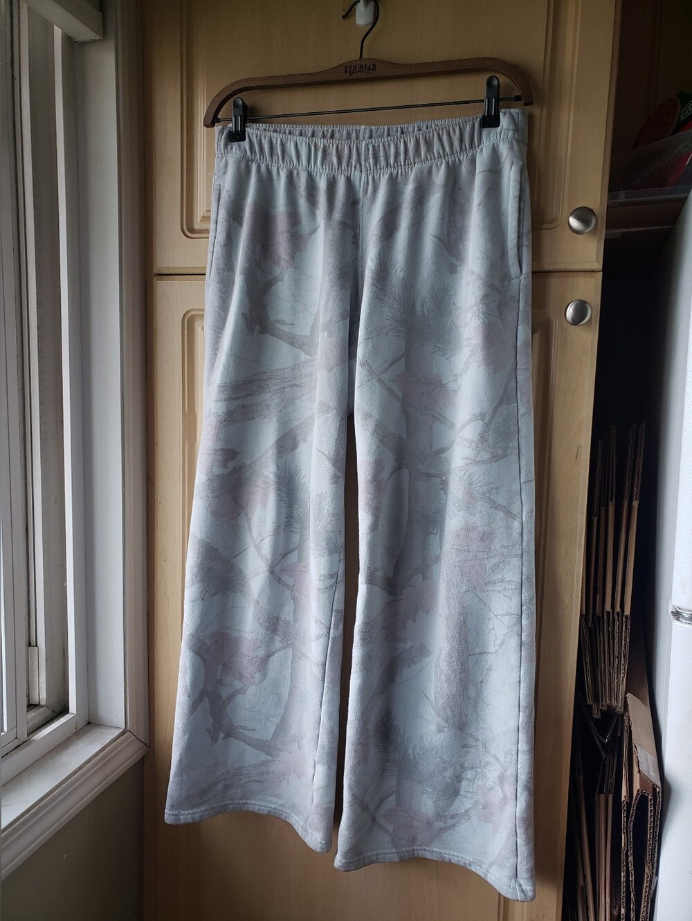 Hollister Light Blue And Gray Cozy Lounge Pants